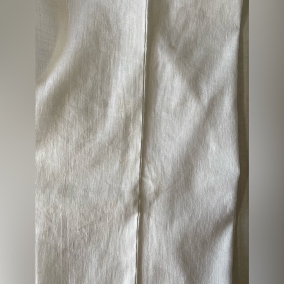 NWT Vince White Linen Cotton Pant in Size 6 - Picture 8 of 15